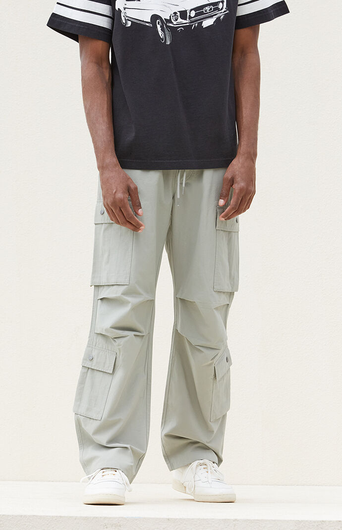 PacSun Olive Baggy Cargo Pants