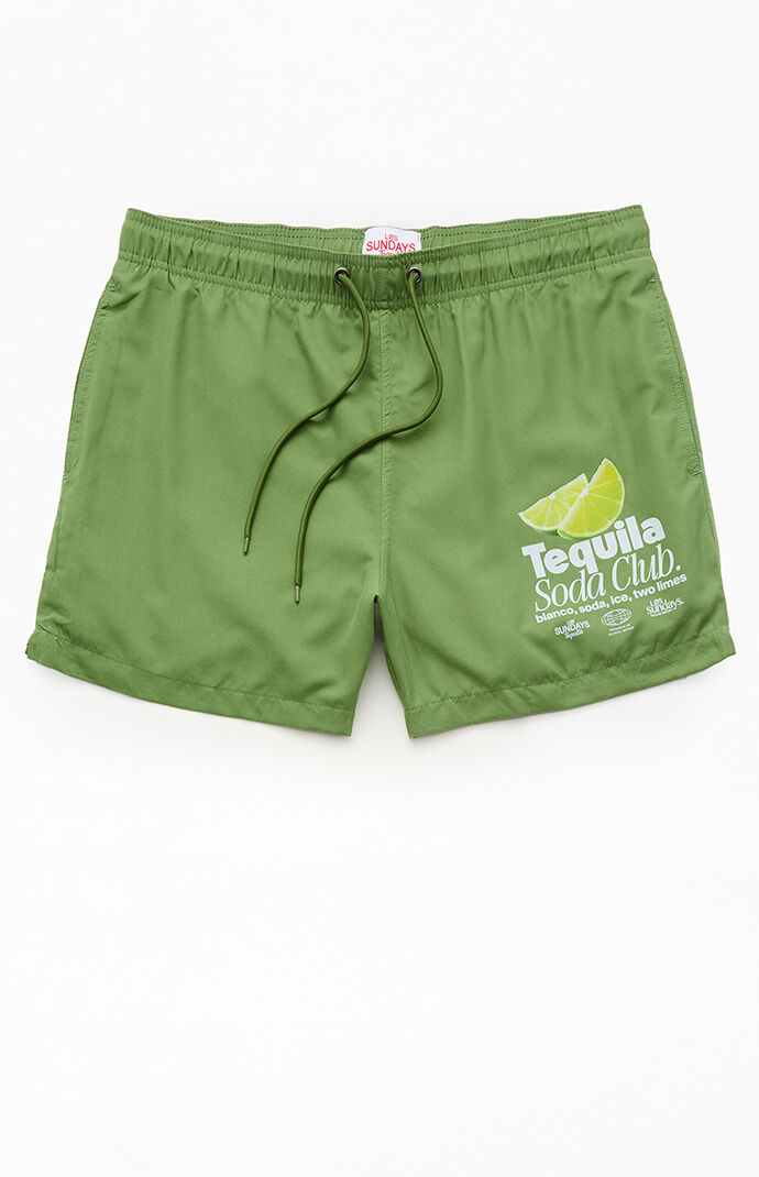 Los Sundays Tequila and Soda 5" Swim Trunks