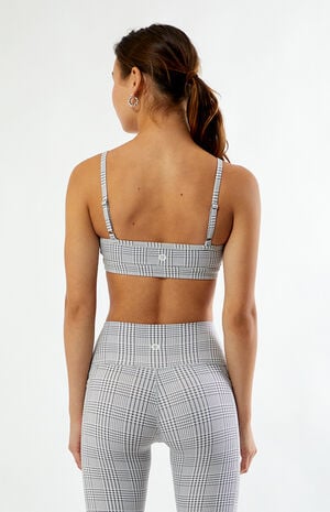 Active Plaid Sports Bra image number 3