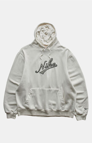 White 2000s Nike Pullover Hoodie image number 1