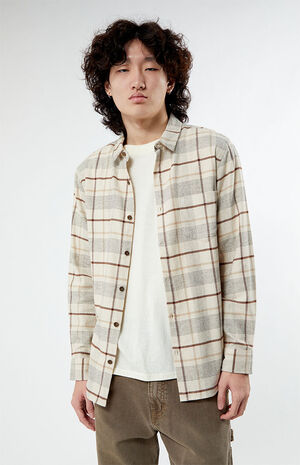 Black & Cream Plaid Classic Shirt image number 1