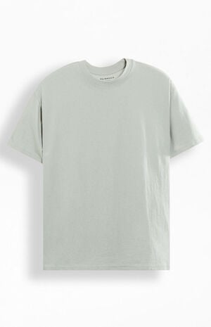 Gray Basic Oversized T-Shirt image number 1