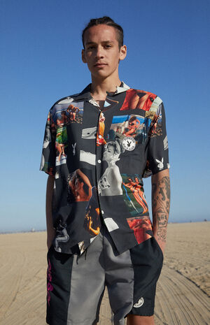 Playboy By Pacsun Photo Camp Shirt Pacsun