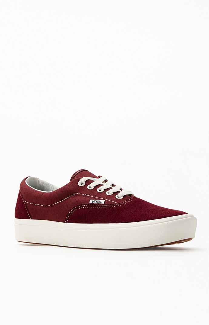 burgundy vans for women