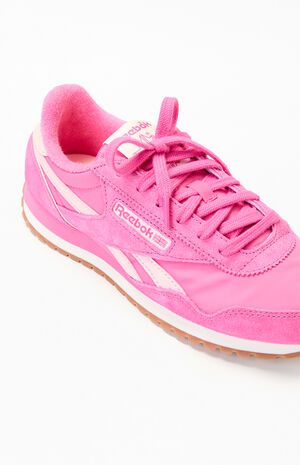 Women's Pink & White Classic AZ Sneakers image number 6