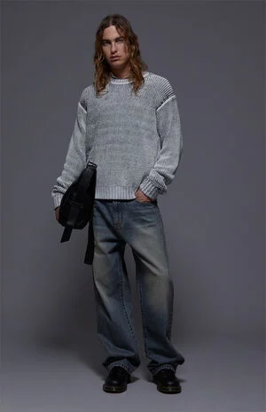 by Pacsun Sprayed Crew Neck Sweater image number 5