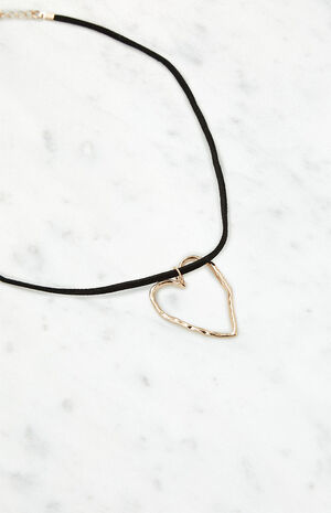 Flat Heart Necklace image number 2