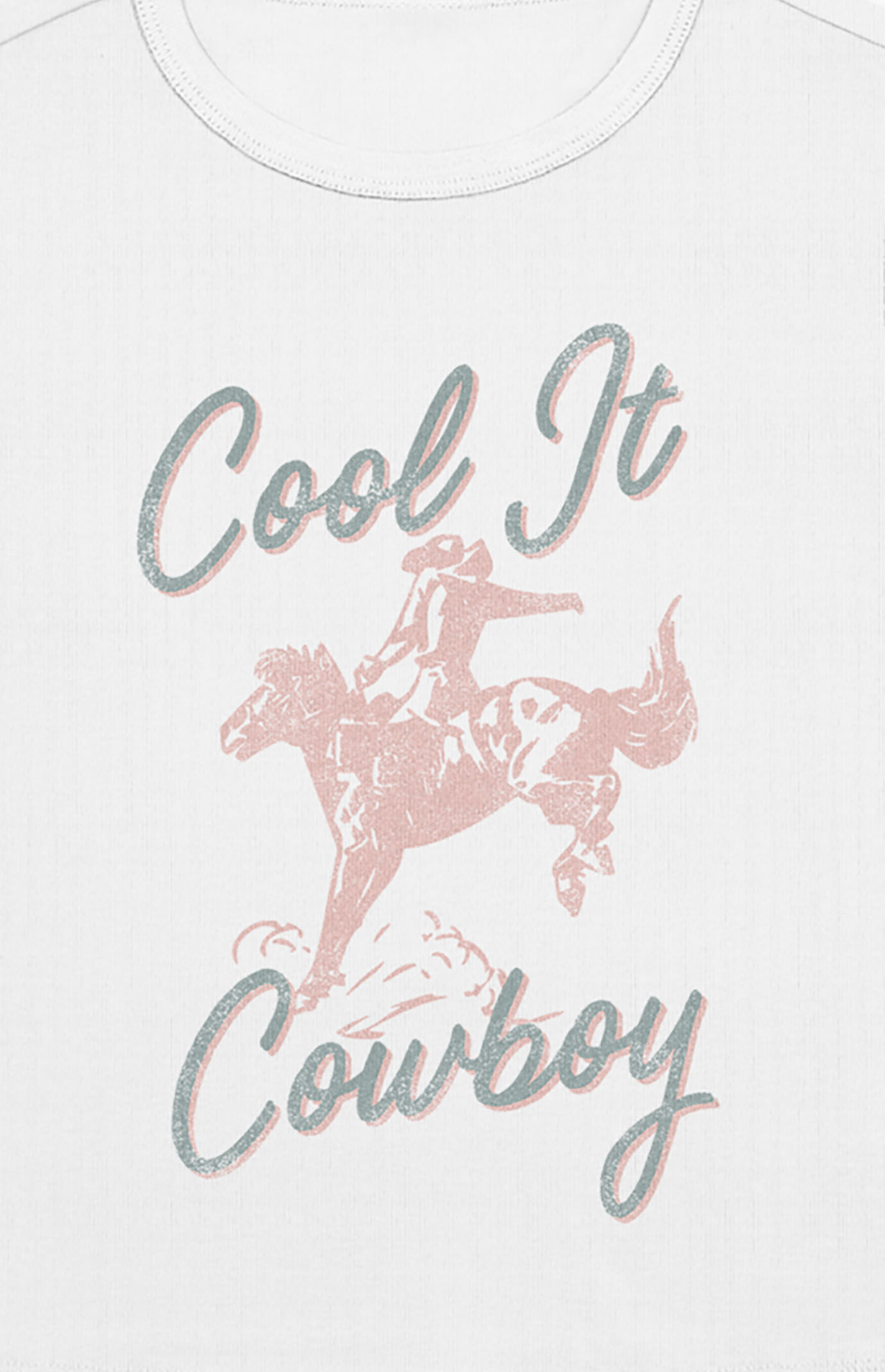 Cool It Cowboy Cropped T-Shirt