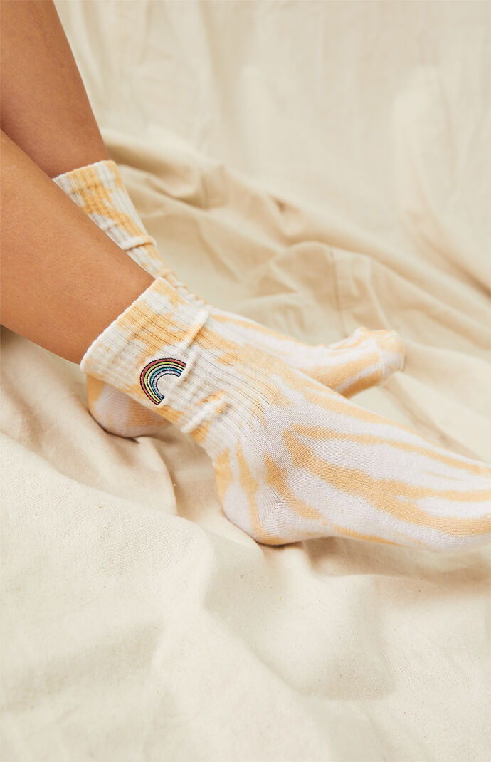 Tie-Dye Rainbow Socks