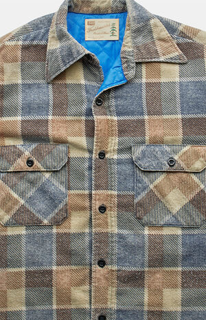 Blue '80s Shacket Jacket image number 3