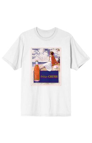 Orange Crush Women On Sea T-Shirt image number 1