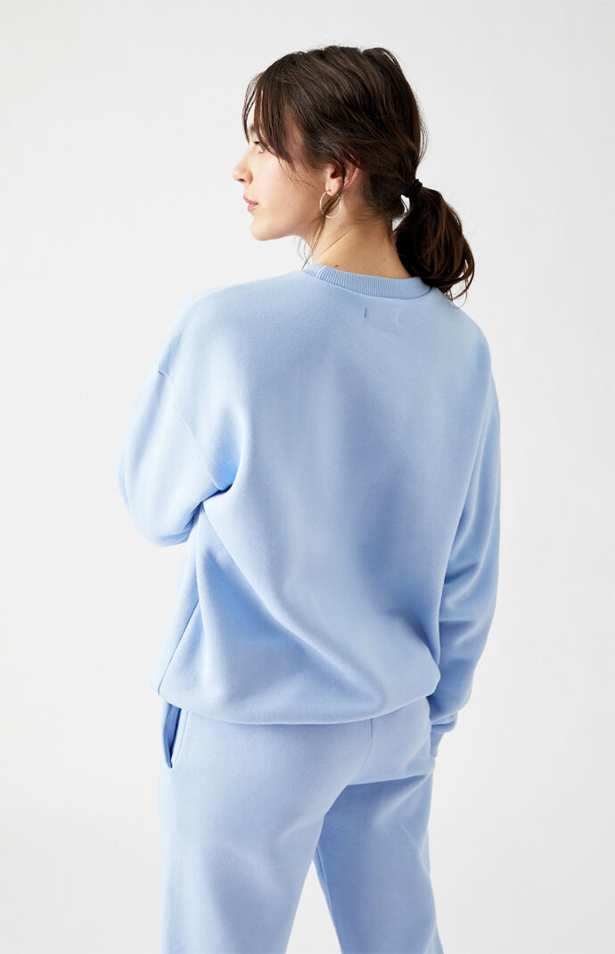 Blue Crew Neck Sweatshirt