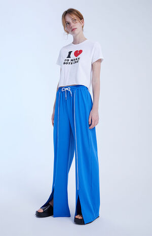 Wide Leg Track Pants image number 1