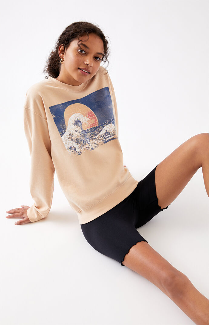 pacsun wave sweatshirt