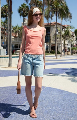 Coral Off-The-Shoulder Top image number 4