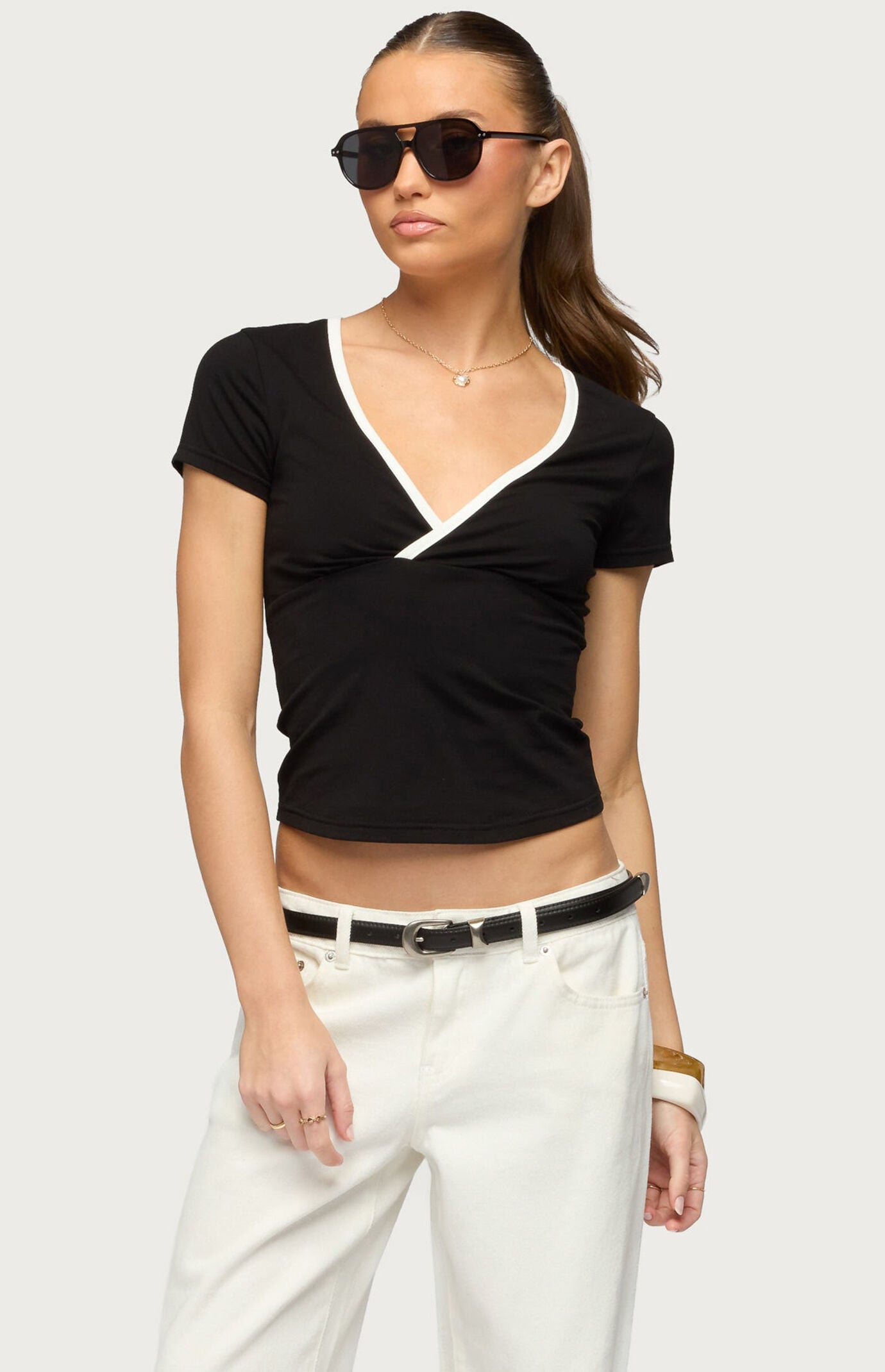 Edikted Yulenna Contrast Top