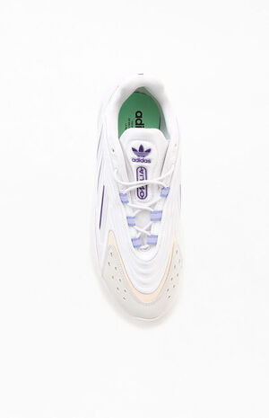 Women's White Ozelia Sneakers image number 5