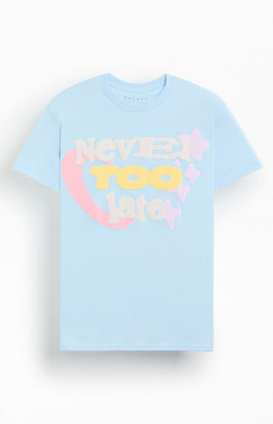 Never Too Late Puff Graphic T-Shirt image number 1