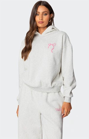 Sasha Bow Detail Hoodie image number 3