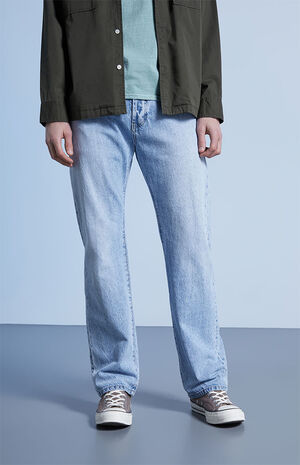 Wyatt Light Wash Indigo Straight Jeans image number 1
