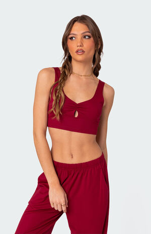 Jayla Cut Out Crop Top image number 1