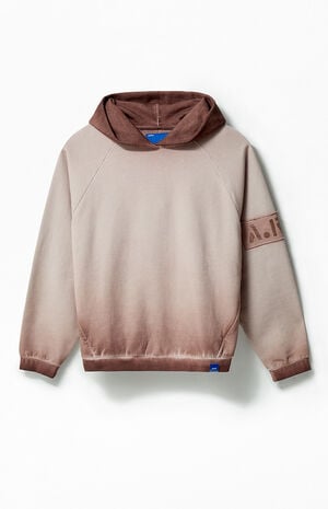 Taupe Rose Vintage Wash Heavyweight Oversized Fleece Hoodie image number 1