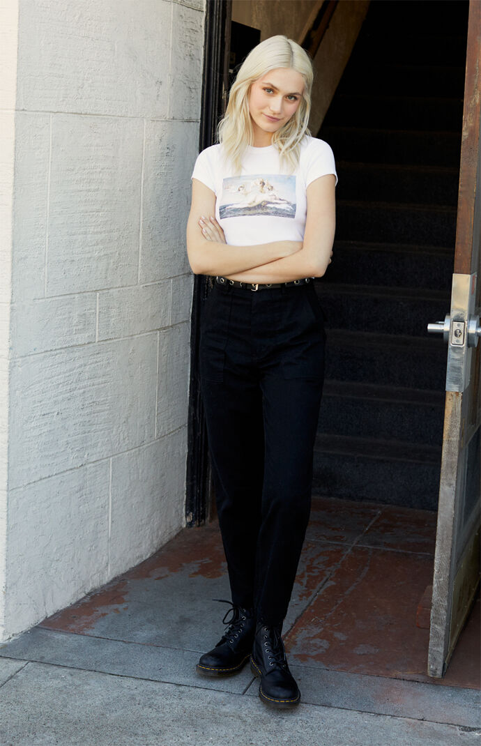 Angels Cropped T-Shirt