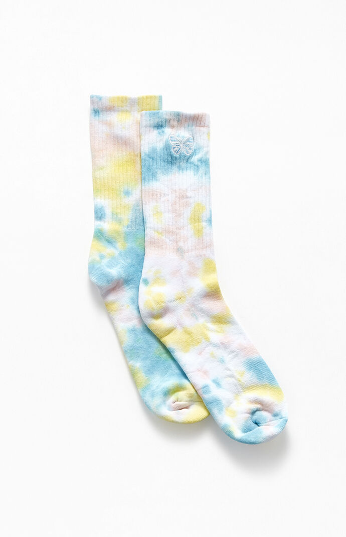 Tie Dye Butterfly Socks