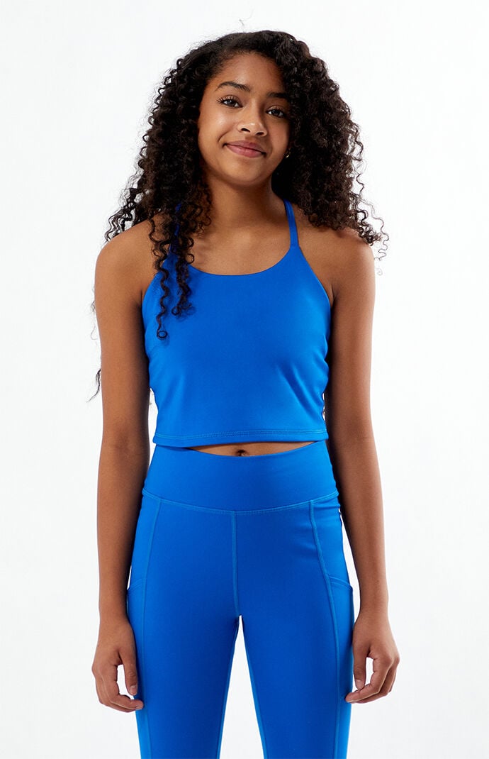 PAC 1980 Kids PAC WHISPER Active Blue Tank Top PAC 1980 Kids PAC WHISPER Active Blue Tank Top