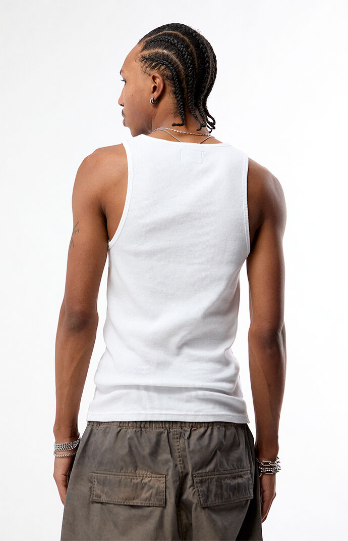 Pacsun Script Ribbed Tank Top