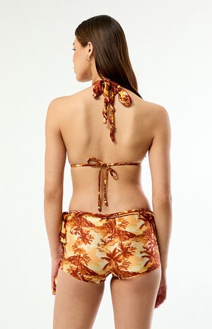 Tropical Lettuce-Edge Swim Shorts image number 5