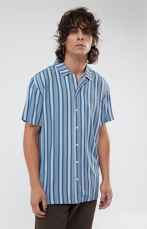Dudley Stripe Woven Camp Shirt image number 1