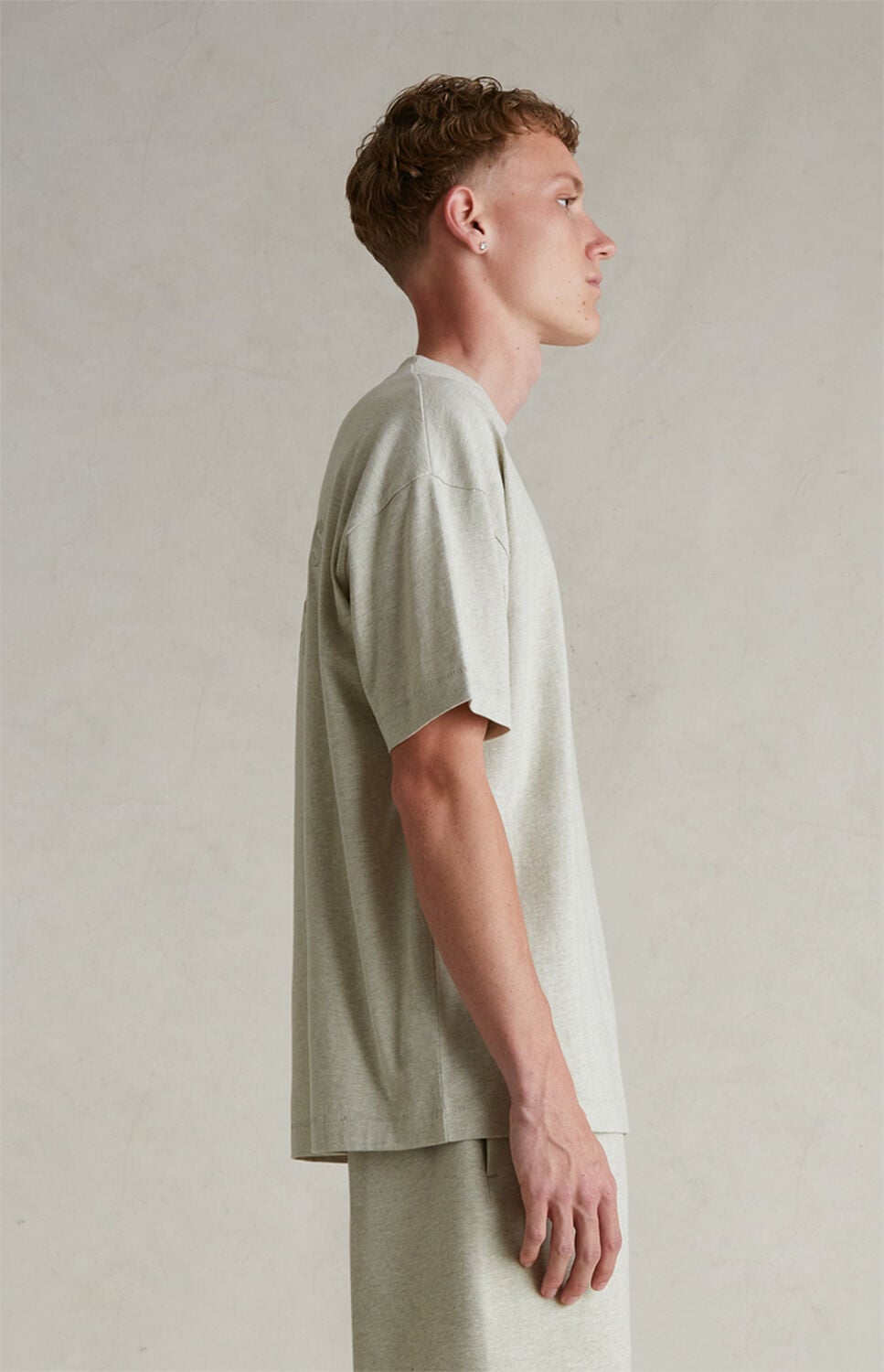 Fear of God ESSENTIALS Heather Stone Classic T-Shirt thumbnail 4