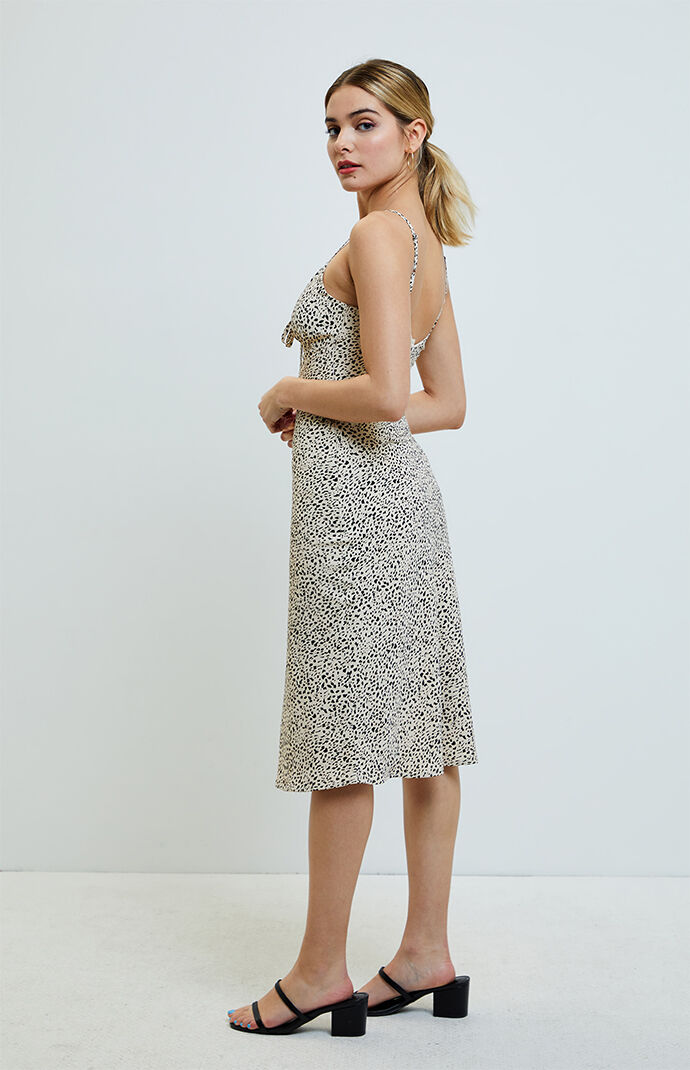 Tie Front Midi Dress