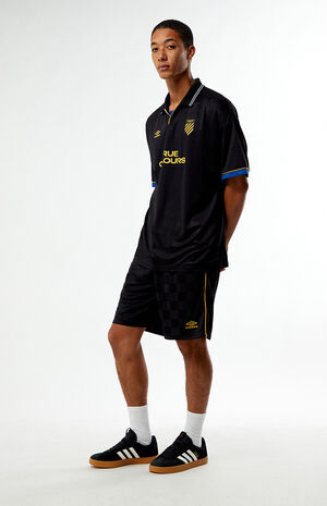 Black Checkered Shorts image number 5