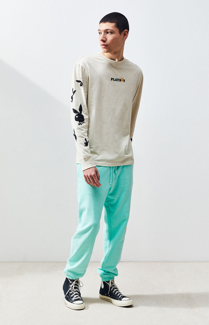 PacSun x Playboy Scattered Logo Long Sleeve T-Shirt at ...