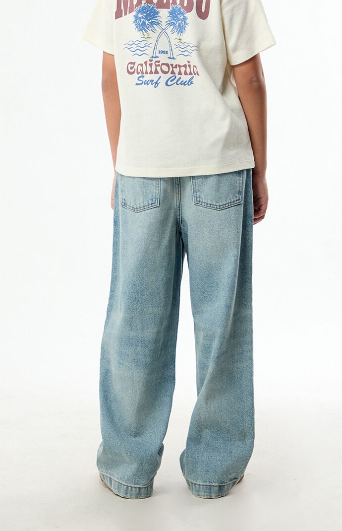 Pacsun Kids Baggy Jeans Light Indigo