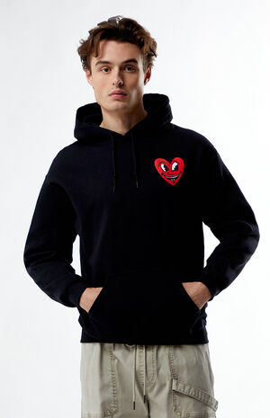 Keith Haring Heart Hoodie image number 1