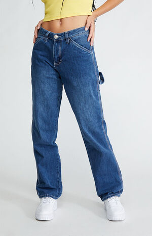 Dark Blue Cali Carpenter Jeans image number 1