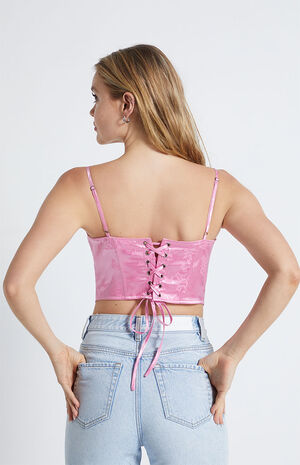 Hook-And-Eye Bustier Top image number 4