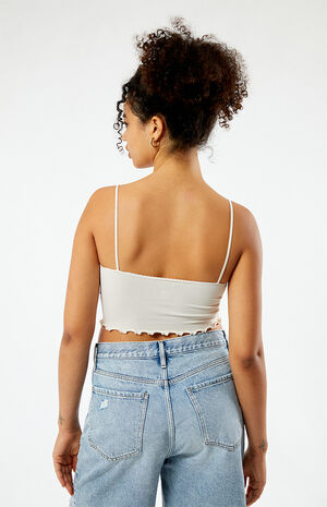 Krissy Seamless Bow Trim Tank Top image number 3