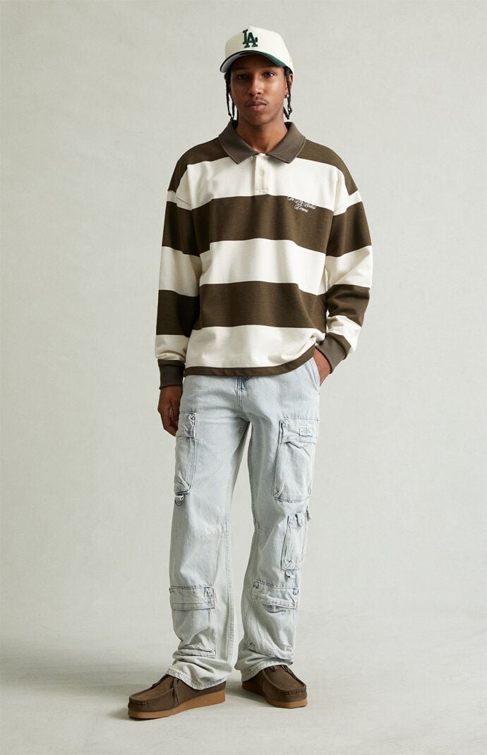 Pacsun Dylan Baggy Jeans Cargo Light Indigo