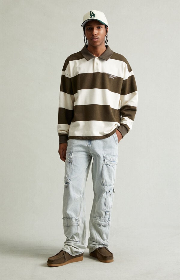 Pacsun Dylan Baggy Jeans Cargo Light Indigo