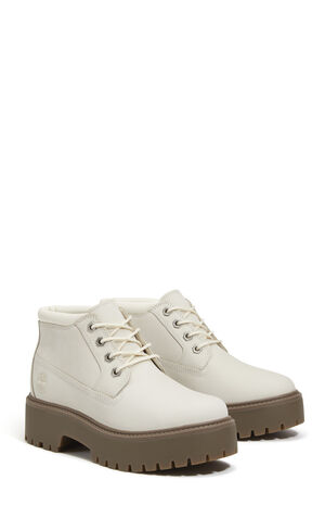 Women's Natural Stone Street Mid Lace-Up Boots image number 4