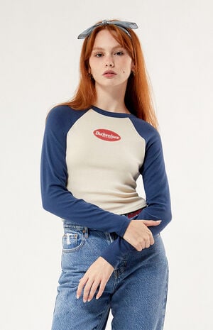 By PacSun Raglan Stamp Long Sleeve T-Shirt image number 1