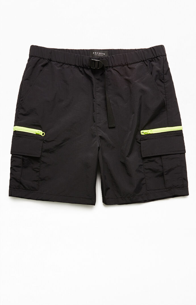 Pacsun jungle nylon cargo shorts clearance