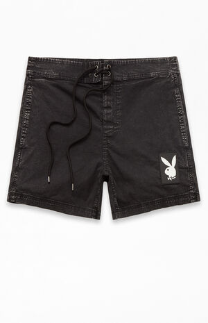 By PacSun Dirty Wash 5" Swim Trunks image number 1