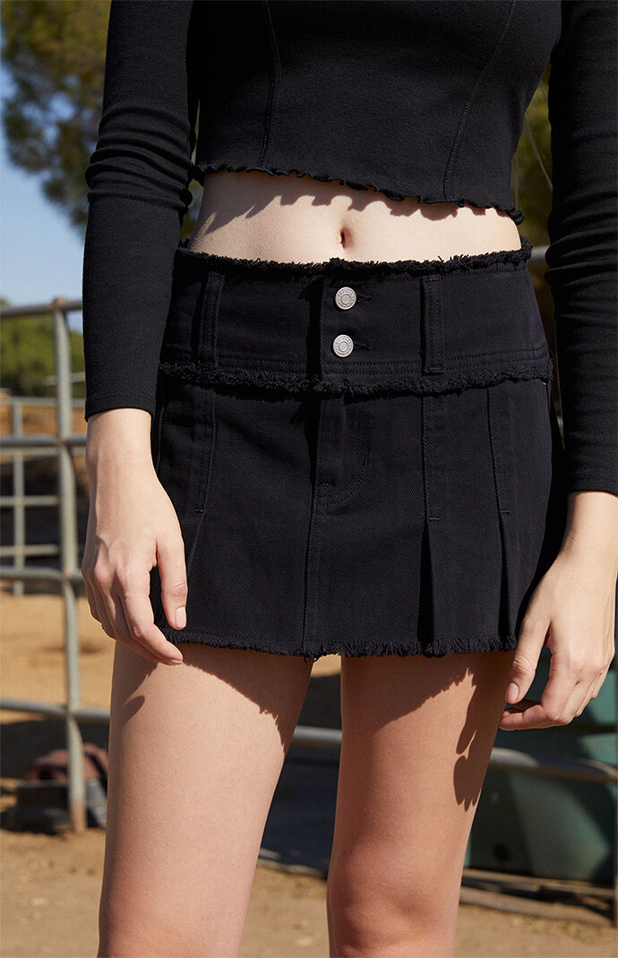 Black skirt on sale pacsun