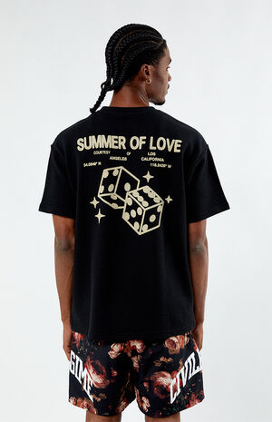 Roll Waffle Knit Oversized T-Shirt image number 4