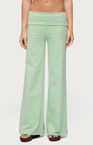 Cammy Wide Leg Foldover Pants image number 1